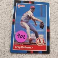 2-1988 Donruss Greg Mathews