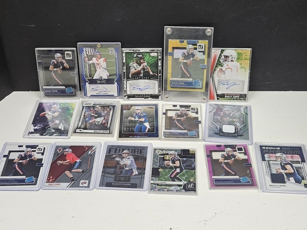 Football Cards Zappe  Lot