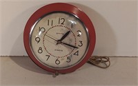 Retro Ingraham Dinette Electric Wall Clock