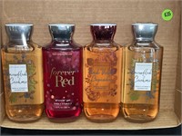 4 BATH & BODY WORKS SHOWER GELS