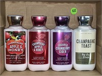 4 BATH & BODY WORKS SHOWER LOTIONS