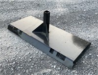 Receiver Hitch Skid Steer Attachment