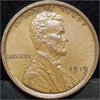 1919 Lincoln Wheat Cent Nice
