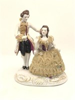 Vintage Porcelain Lady and Gentleman lovers 5 x 4