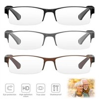 +3.50  +3.50 (3 Pairs) Unisex AABV Reading Glasses
