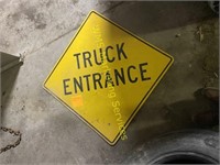 Truck Entrance Sign