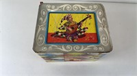 1953 Tin Litho Carnival Hurdy Gurdy Music Box
