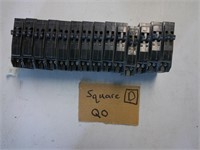 14- Square D QO 15 amp breakers