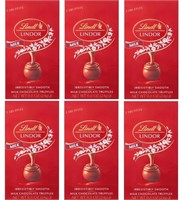 6ct Lindt LINDOR Milk Chocolate Truffles 0.8oz Bag