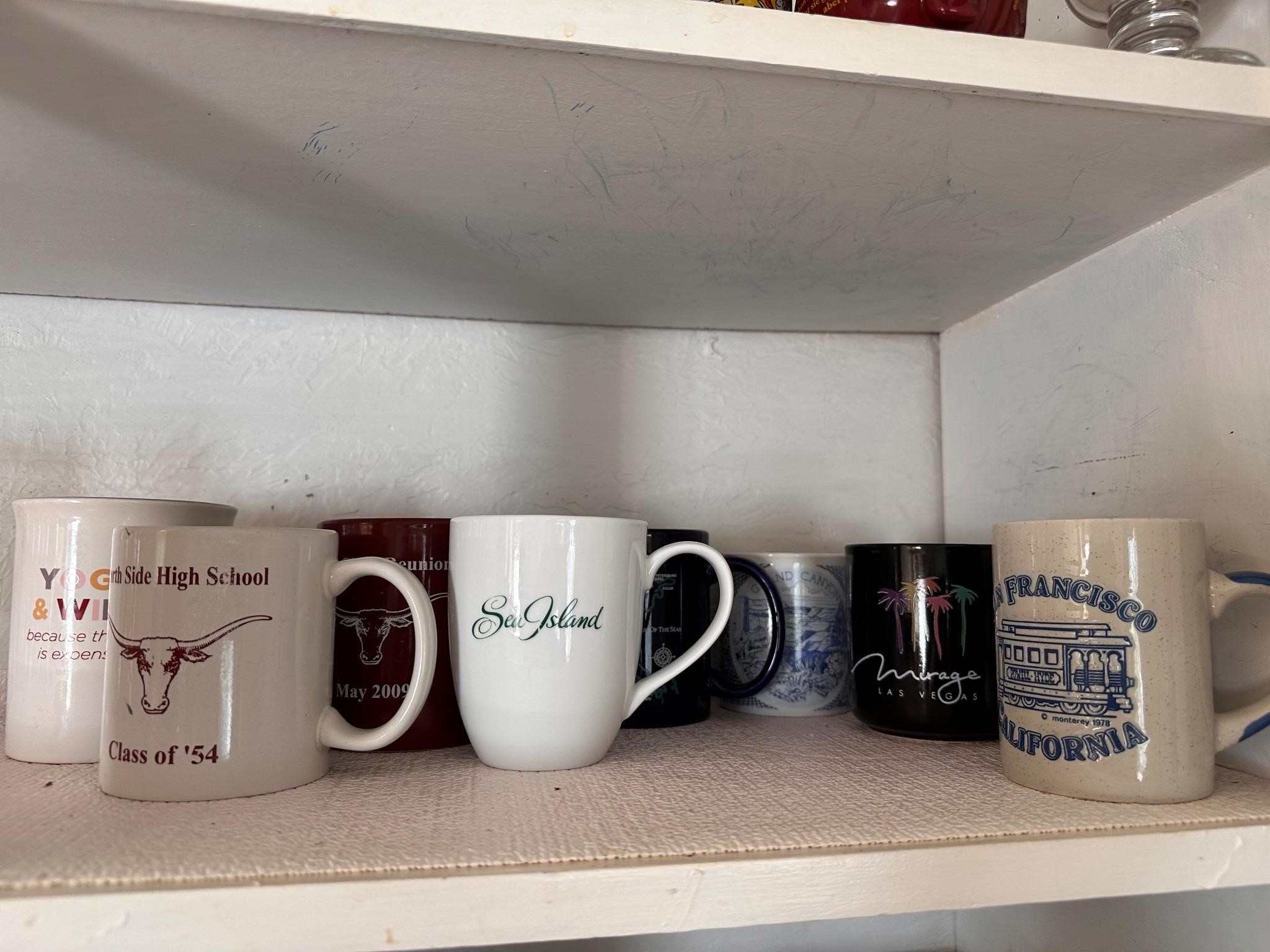 San Francisco, Mirage, Grand Canyon mugs