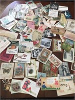HUGE LOT OF MAINLY EARLY 1900'S POSTCARDS ETC