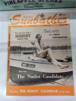 Vintage Sunbather nudist magazine 1958