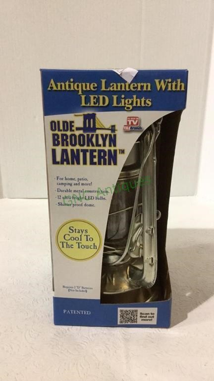 Replica antique lantern with LED lights requires