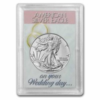 2024 1 Oz Silver Eagle Wedding Day Design Card