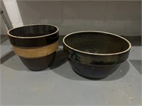 3 Crock Bowls