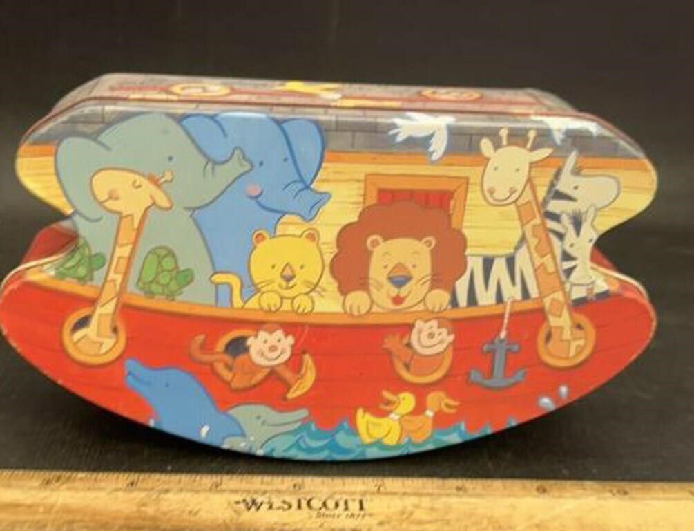 NOAH'S ARK CHILD'S COLLECTIBLE TIN