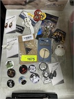 LOT OF HARRY POTTER JEWELRY / PINS MISC