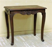 Louis XV Style Walnut Salon or Center Table.