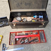 TOOL BOX AND ASSORTED TOOLS