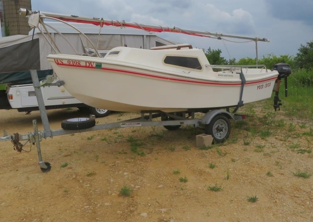Sailboat West Wight Potter 15' - trailer included