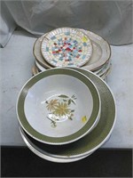 Old plates and platters