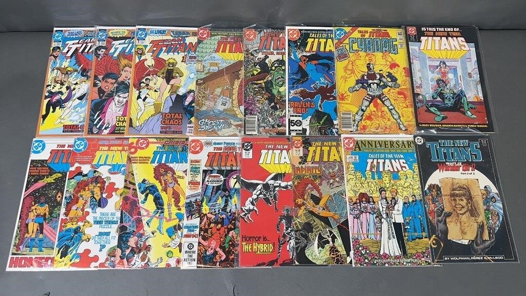 16pc Tales Of The Teen Titans+ DC Comic Books