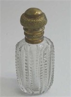 Antique glass perfume bottle 9cm