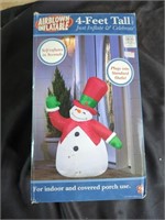 4 Foot Inflatable Snowman
