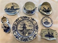 Delft China Decor Lot (7)