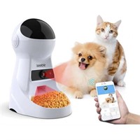 with camera  Iseebiz Automatic Pet Feeder with Cam