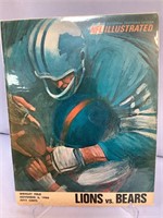 Lions vs Bears Nov 6 1966 program