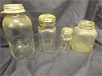 Vintage Canning Jars & Coffee Jar