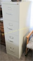 Hon Four Drawer Letter Style File Cabinet