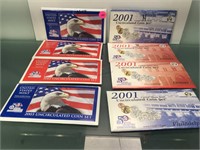 2001 and 2003 Mint Sets