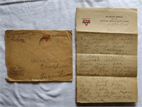 U.S Army Letter Home Sept. 18, 1918 +Envelope