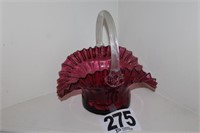 Decorative Color Glass Basket