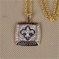 New Orleans Saints Pendant and Chain NEW