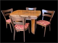 MCM Beautility Table & Heywood Wakefield Chairs