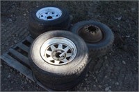 (5) Assorted Rims w/ Bad Tires
