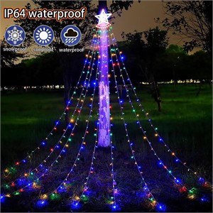 NEW $41 11.5FT Outdoor Christmas Star String Light