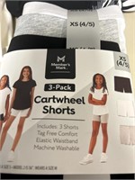 MM 3 pack cartwheel shorts XS 4-5
