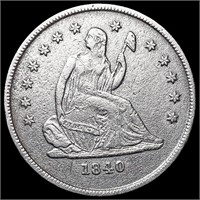 1840-O Seated Liberty Quarter CLOSELY