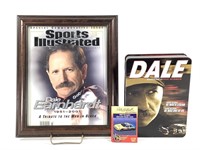 Dale Earnhart SI Cover Framed DVD Set+