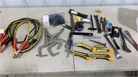 Booster Cables, Clamps, Tools