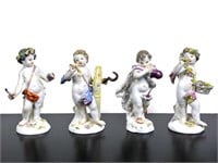 Meissen Porcelain Four Seasons Figurines