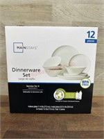 Mainstays 12 piece dinnerware set still factory