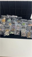 Lot of over 24 pairs of earrings-see pictures