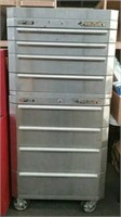 Husky Stainless Steel 2 PC 8 Drawer Toolbox