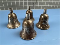 4X STERLING SILVER REED & BARTON BELLS
