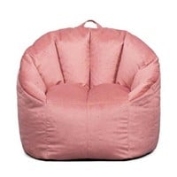 $54  Big Joe Milano Bean Bag Chair  Rose  2.5 ft